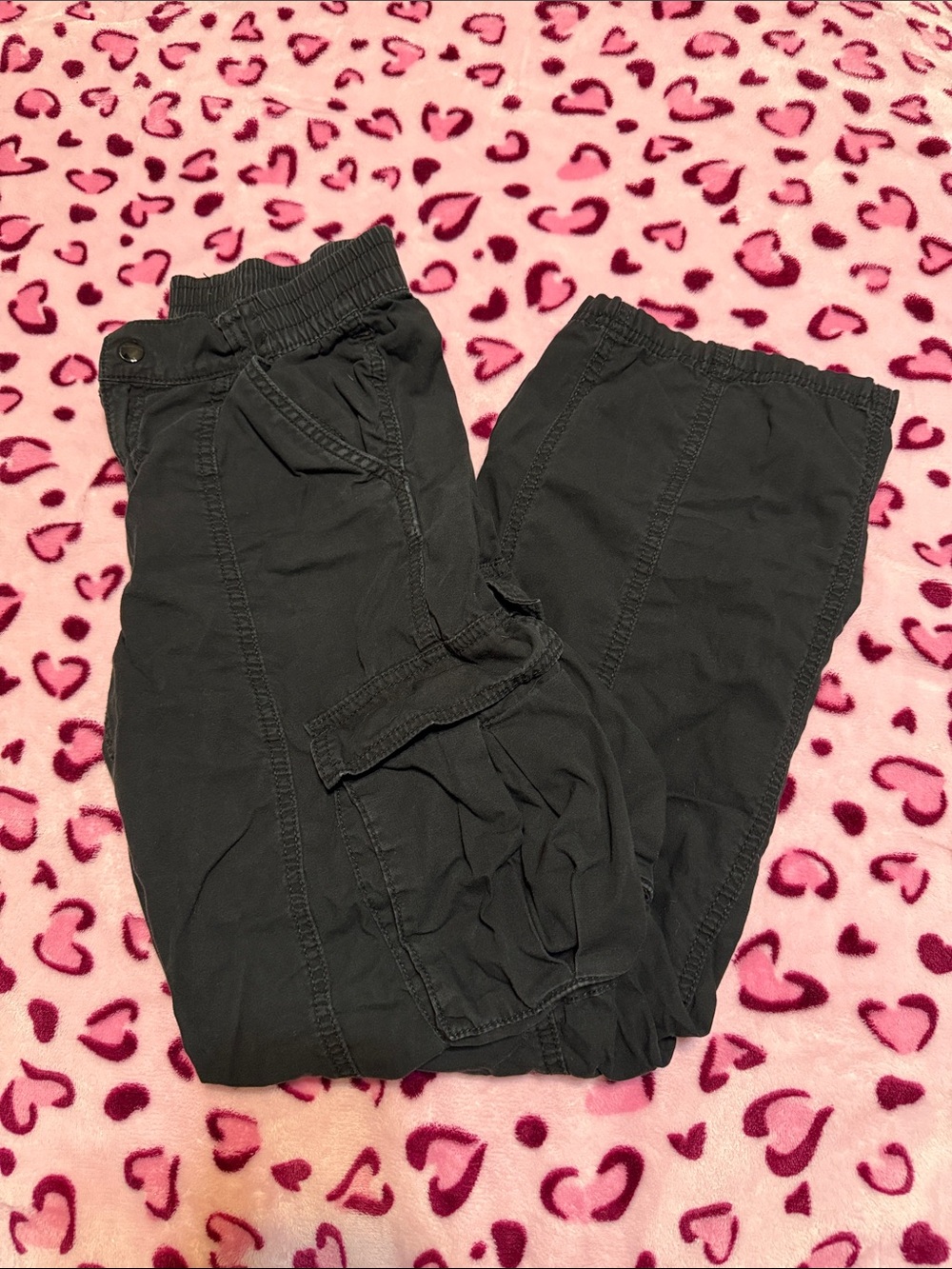 H&M Divided Cargo Jogger Pants - Black
